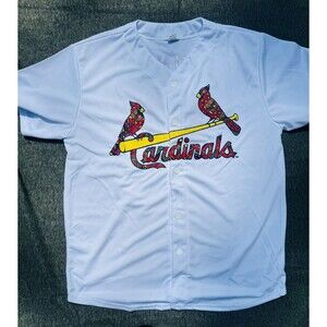 St Louis Cardinals Kolton Wong Hawaiian Aloha Jersey 2017 #16 Button Up Size XL